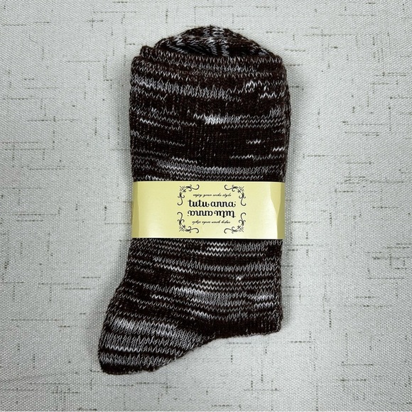 Women’s Socks Tutu Anna Knit Various colors pack of 4 designed One Size NEW - Picture 5 of 6